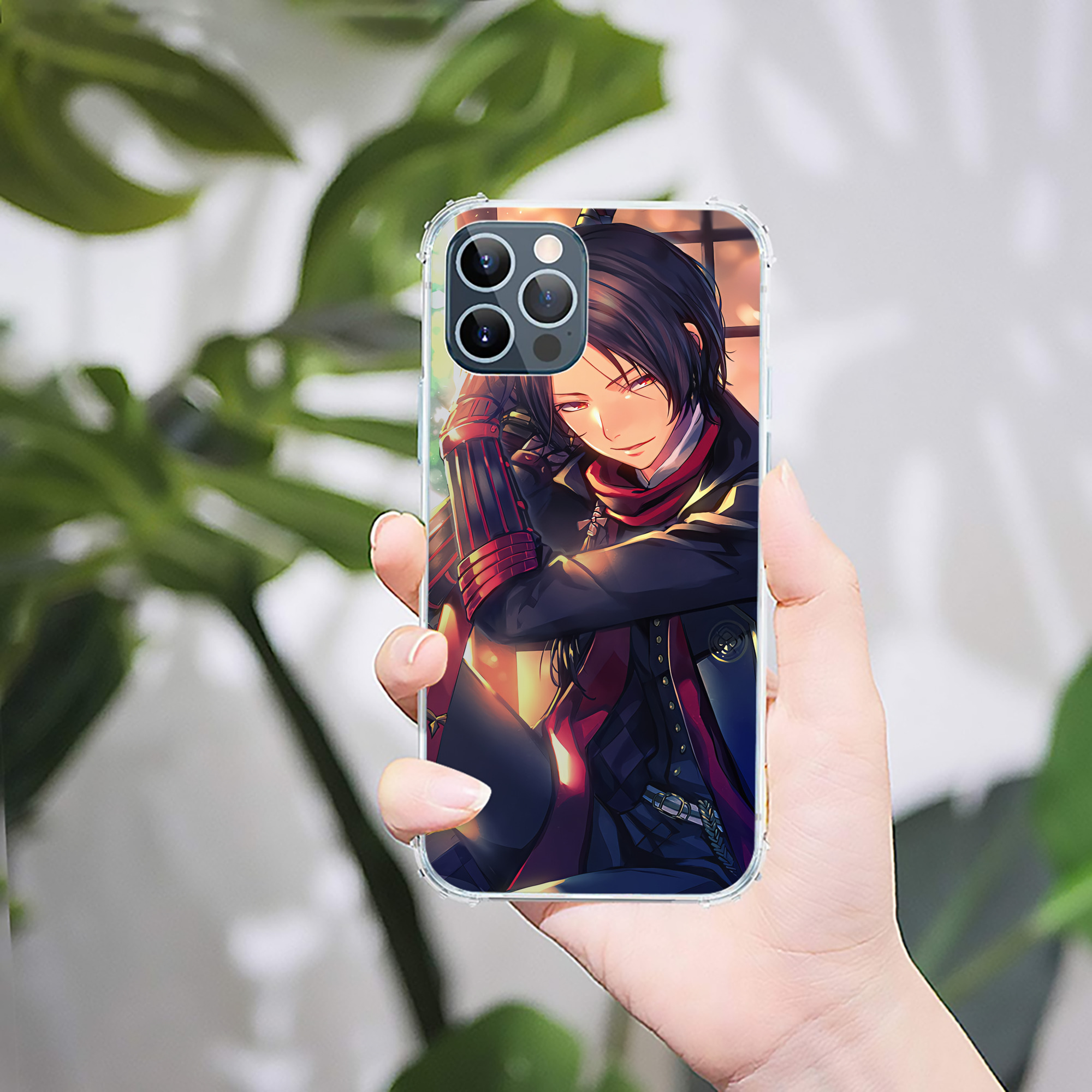 （画像用） 刀剣乱舞 Touken Ranbu 【iPhone 12シリーズ対応】透明スマホケース（クリアソフトケース）